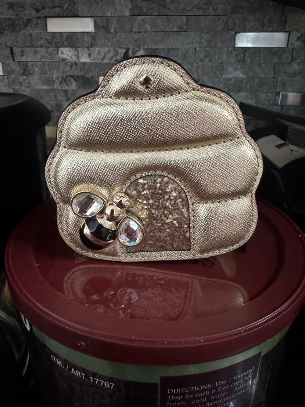 Kate Spade Honeycomb Beehive Coin Purse